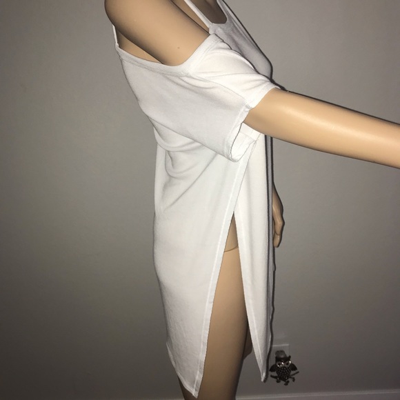 Vimmia Serenity Off Shoulder Slit Oversized Top - Picture 5 of 8